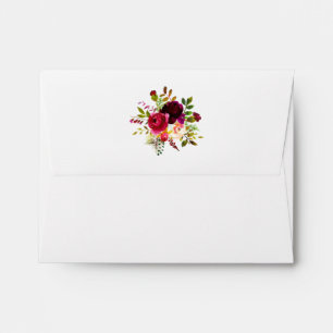 Enveloppe Boho RSVP l'épousant floral