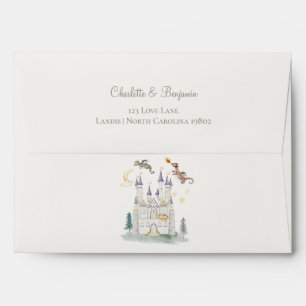 Enveloppe Boho Storybook Dragon Baby shower Mailing