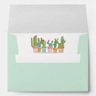 Enveloppe Botanique mexicain succulent de cactus de fiesta
