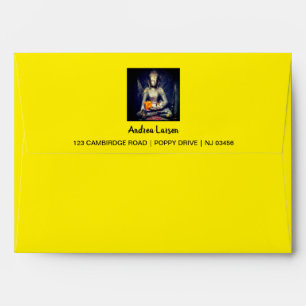 Enveloppe Bouddha Shakyamuni, Fleur & Dharma - Himalaya