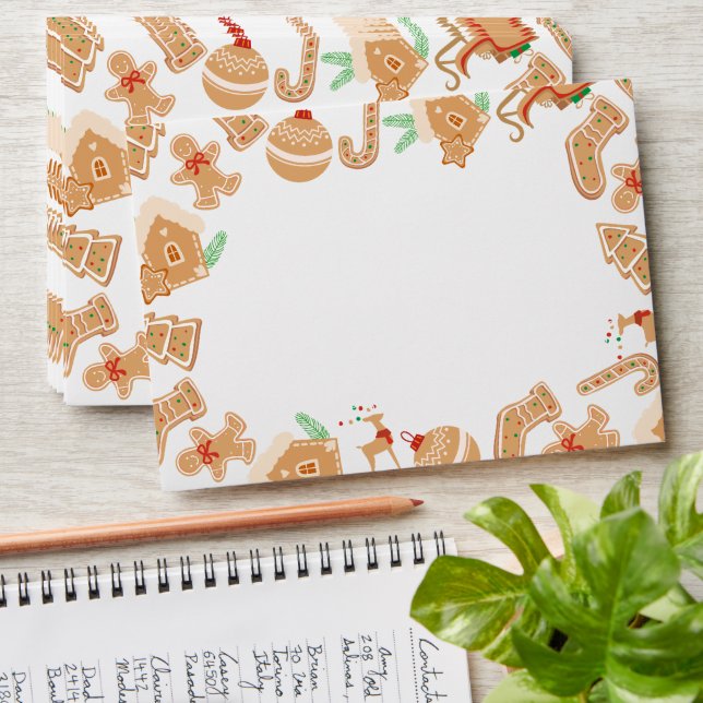 Enveloppe Boulangerie pain d'épice (Stacked)