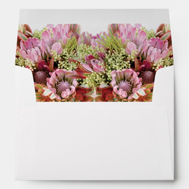 Enveloppe Bouquet de fleurs sauvages rustiques 5x7 Faire-par (Dos (Bas))