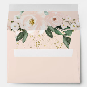 Enveloppe Bouquet floral rose dégradé pour diplômé, envelopp