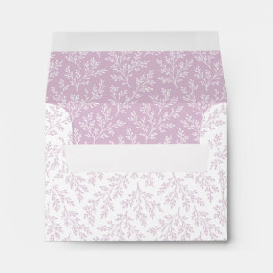 Enveloppe Bouquets de forêt chaud lilas - Neutre
