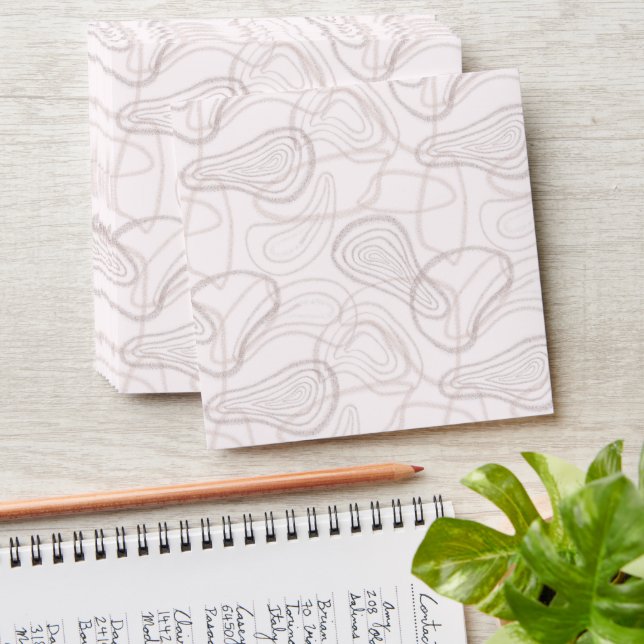 Enveloppe Bourgogne pâle abstrait  (Stacked)