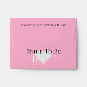 Enveloppe BRIDE Classy & Fabulous Mariée d'être la fête de d