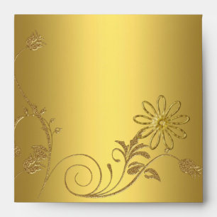 Enveloppe Bronze doré jaune Aspect Image