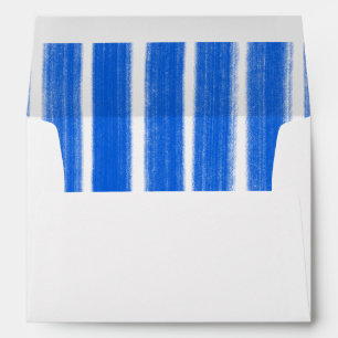 Enveloppe Brosse Bleu Bat mitzvah de la barre personnalisée