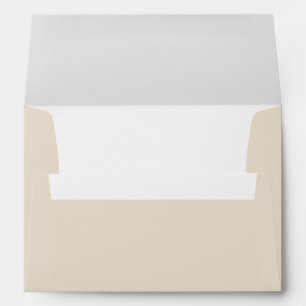 Enveloppe Brown clair et blanc Élégant moderne