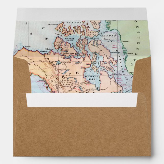 Enveloppe Brown de mariage de destination (Dos (Bas))