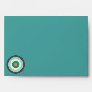 Enveloppe Bullseye combiné gris par Shirley Taylor