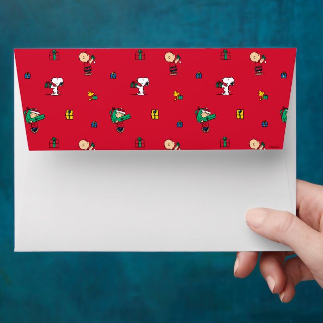 Enveloppe cacahuètes | Cadeau de Noël Rouge (Hand)