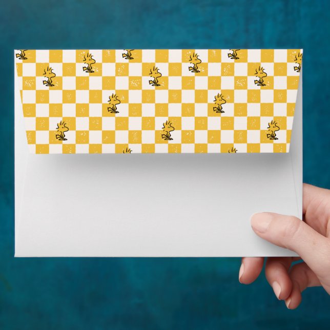 Enveloppe cacahuètes | Drapeau À damiers bois (Hand)