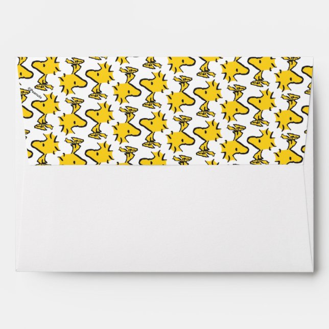 Enveloppe cacahuètes | Motif Woodstock (Dos (Haut rabat))