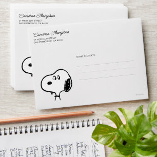Enveloppe cacahuètes Snoopy Looks