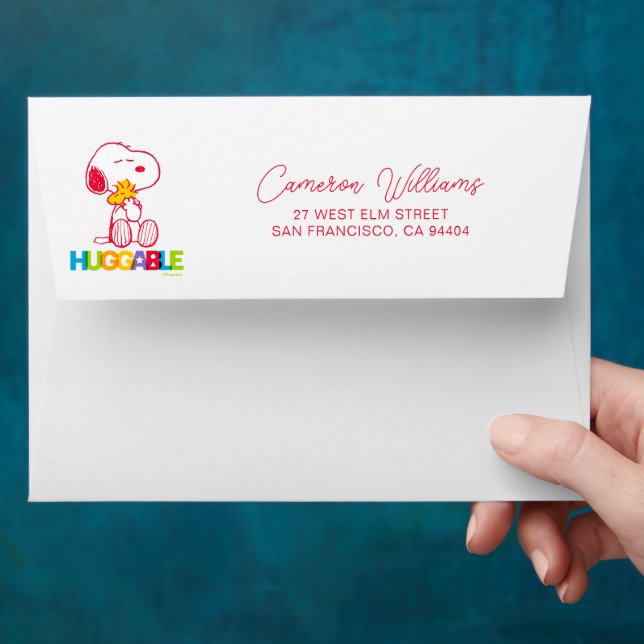 Enveloppe cacahuètes | Snoopy & Woodstock Huggable (Hand)