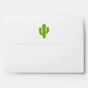 Enveloppe Cactus Fête du Cœur Jaune Amour Mariage