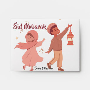Enveloppe Cadeau d'argent Eid Moubarak Enfants musulmans Joy