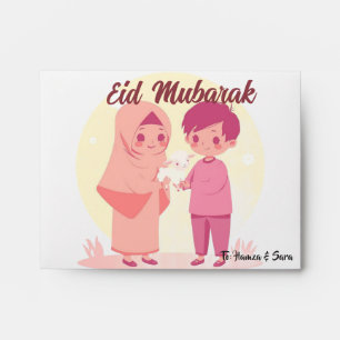 Enveloppe Cadeau d'argent Eid Mubarak Enfants musulmans Eid 