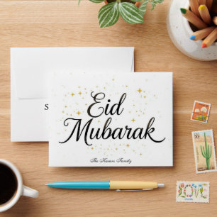 Enveloppe Cadeau d'argent en espèces Eid Mubarak Enfants mus