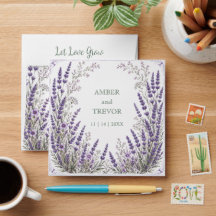 Cadeau de graines de lavande pour mariage/annivers