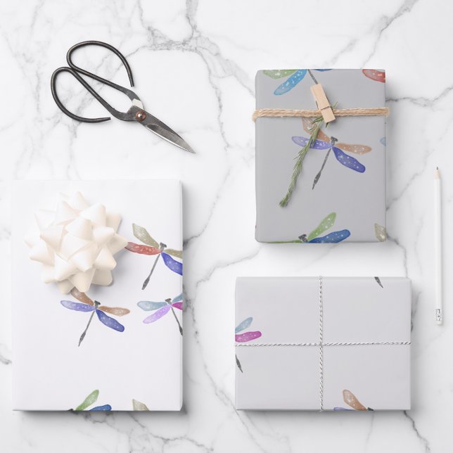 Enveloppe cadeau dragonfly | Trois feuilles | Aqua (Créateur téléchargé)
