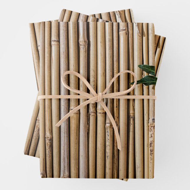 Enveloppe cadeau en bambou - 3 feuilles - HAMbyWG (En situation)