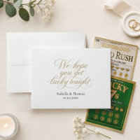 Cadeaux de Mariage Drôles Porte-Bonheur Ce Soir Lo