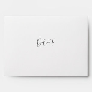 Enveloppe Calligraphie Moderne Simple Offre À L'Enveloppe