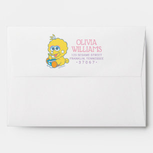 Enveloppe Camarades de Sesame Street Pastel 1er anniversai