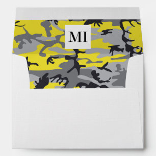 Enveloppe Camo jaune et gris, Camouflage, Militaire, Armée
