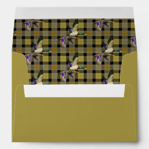 Enveloppe Canards Majards Sur Plaid