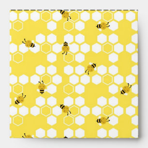 Enveloppe Carré de l'enveloppe d'abeilles