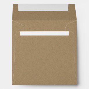 Enveloppe Carré de papier kraft de base 5,25x5,25