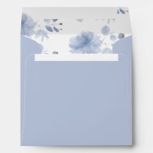 Carré Mariage bleu aquarelle