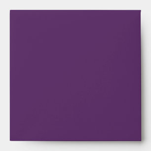 Enveloppe Carrée de Mariage en Violet Pourpre Prof