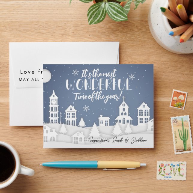 Enveloppe carte à gratter de noël Loterie Billet Mariage (Desk)