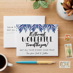 Enveloppe carte à gratter de noël Loterie Billet Mariage