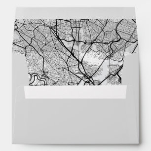 Enveloppe Carte de la ville de Boston