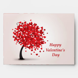 Enveloppe Carte de voeux Heureuse Sainte-Valentin A7