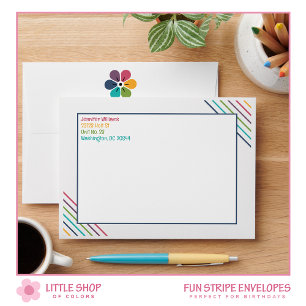 Enveloppe Carte d'invitation pour l'anniversaire des enfants