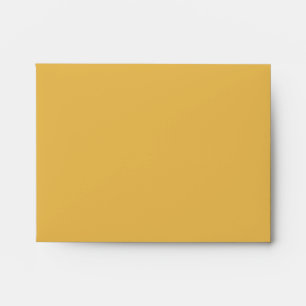 Enveloppe Carte postale jaune moutarde maman à abeille