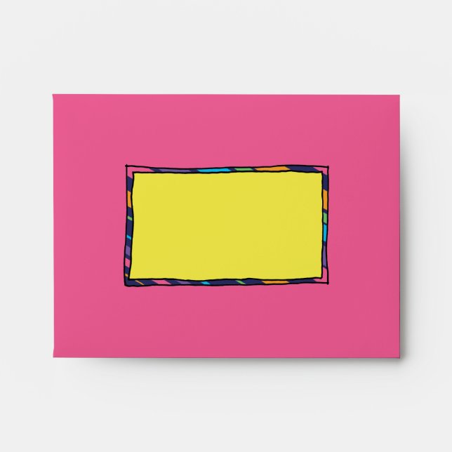 Enveloppe Carte pour notes A2 Big Dots (Devant)