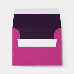Enveloppe Carte pour notes Magenta A2 reliée à la
