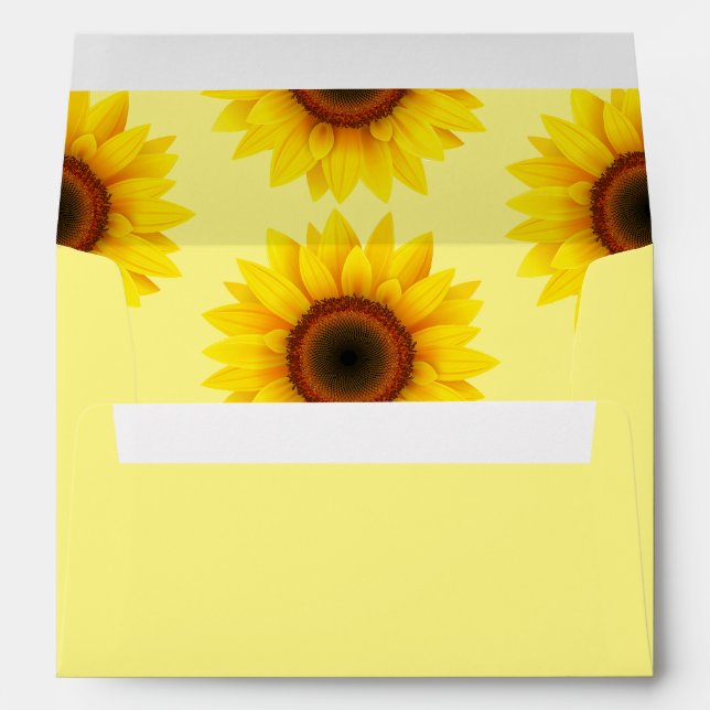Enveloppe carte-tournesol (Dos (Bas))