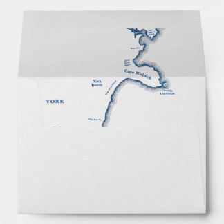 Enveloppe Carte York Maine Mariage blanc