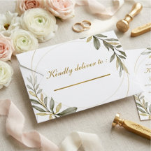 Carton d'invitation de mariage musulman Elégance F