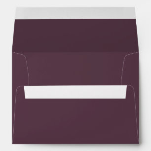 Enveloppe Cassis Mariage violet élégant chic