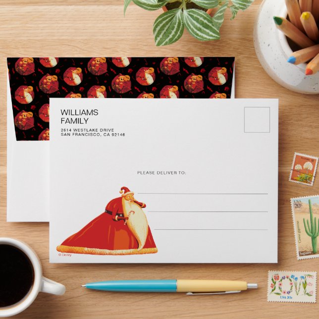 Enveloppe Cauchemar avant Noël Père Noël (Desk)