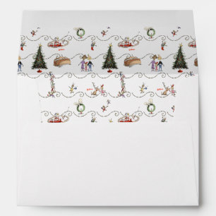 Enveloppe Célébration de la guirlande de Noël de Whoville
